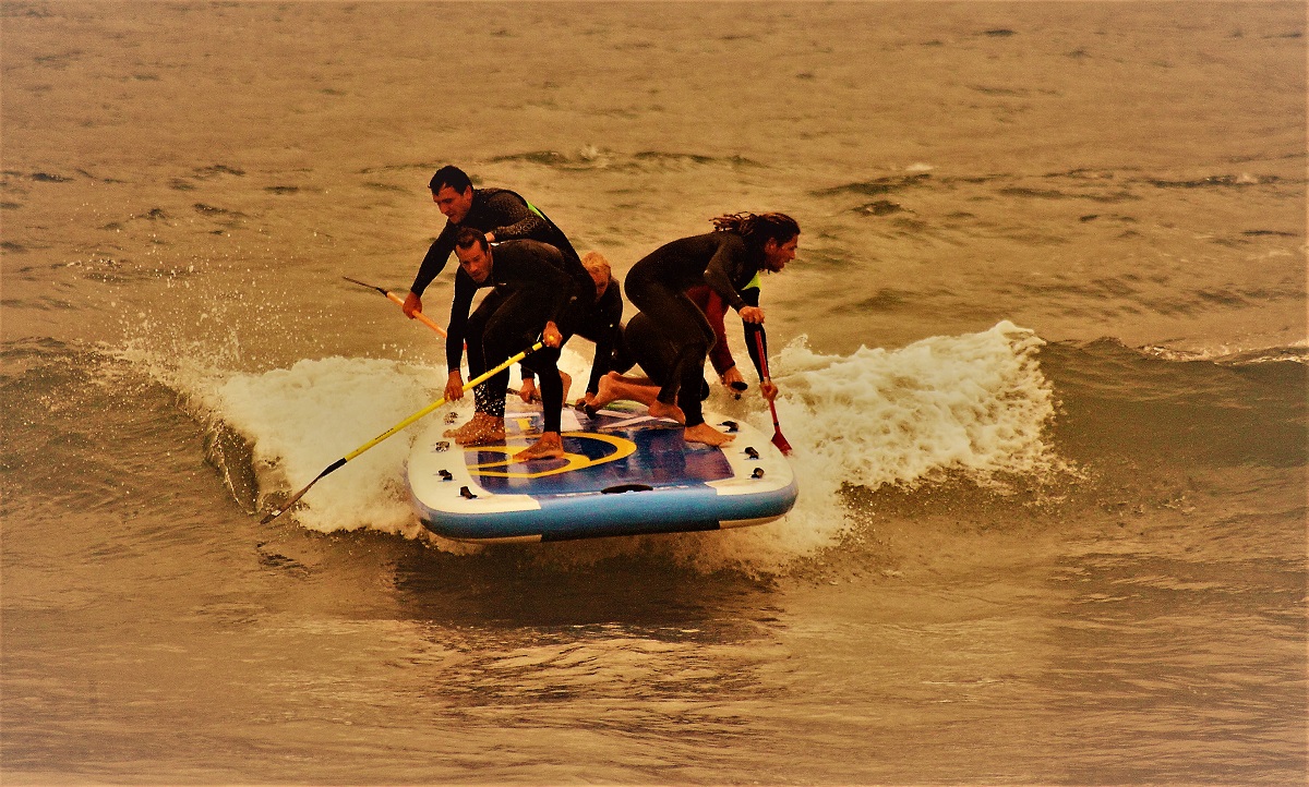 Sup surfing Lokahi -Sun sup Szczecin